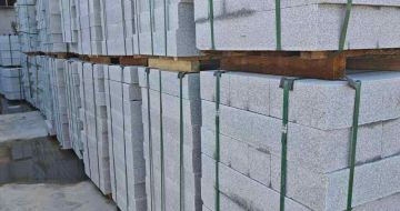 忻州芝麻白路牙石，路侧石