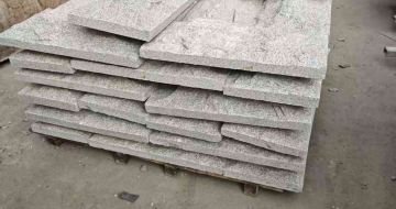 忻州芝麻白蘑菇石，自然面