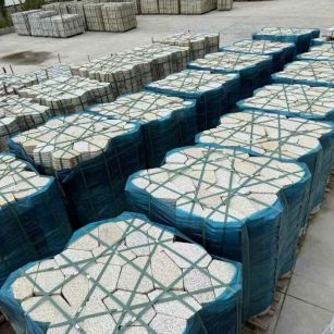 忻州黄金麻冰裂纹 碎拼