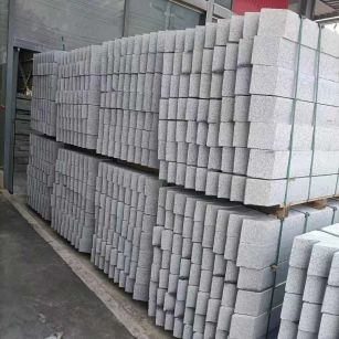 忻州芝麻白树围石 树池