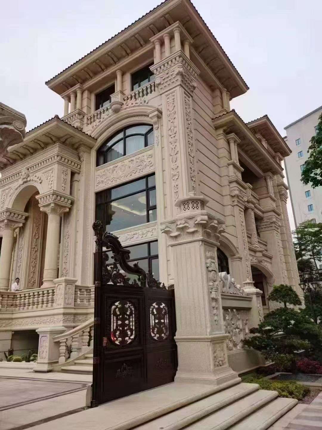 忻州黄金麻别墅外墙异形定制