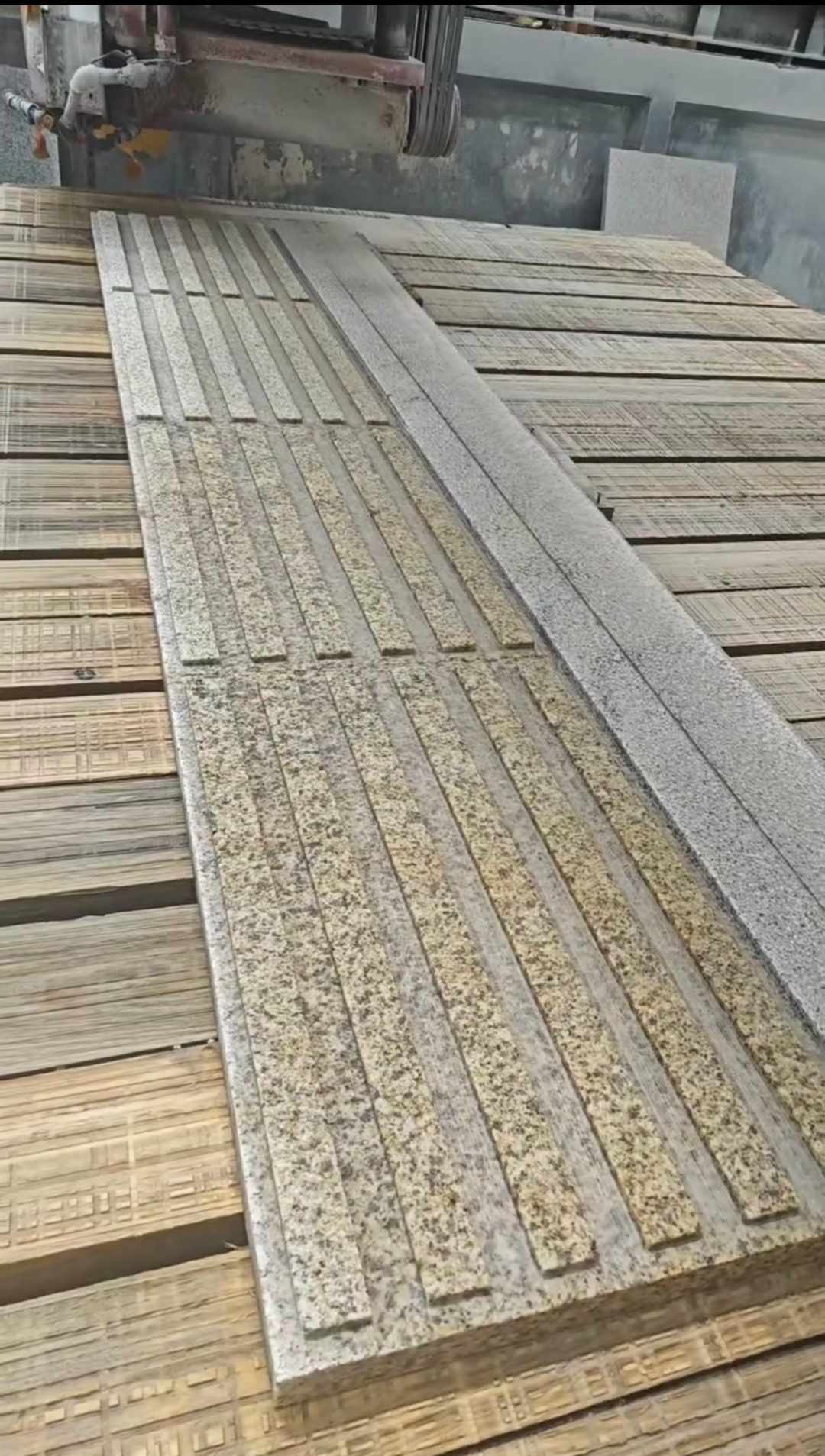 忻州黄金麻盲道石 盲条
