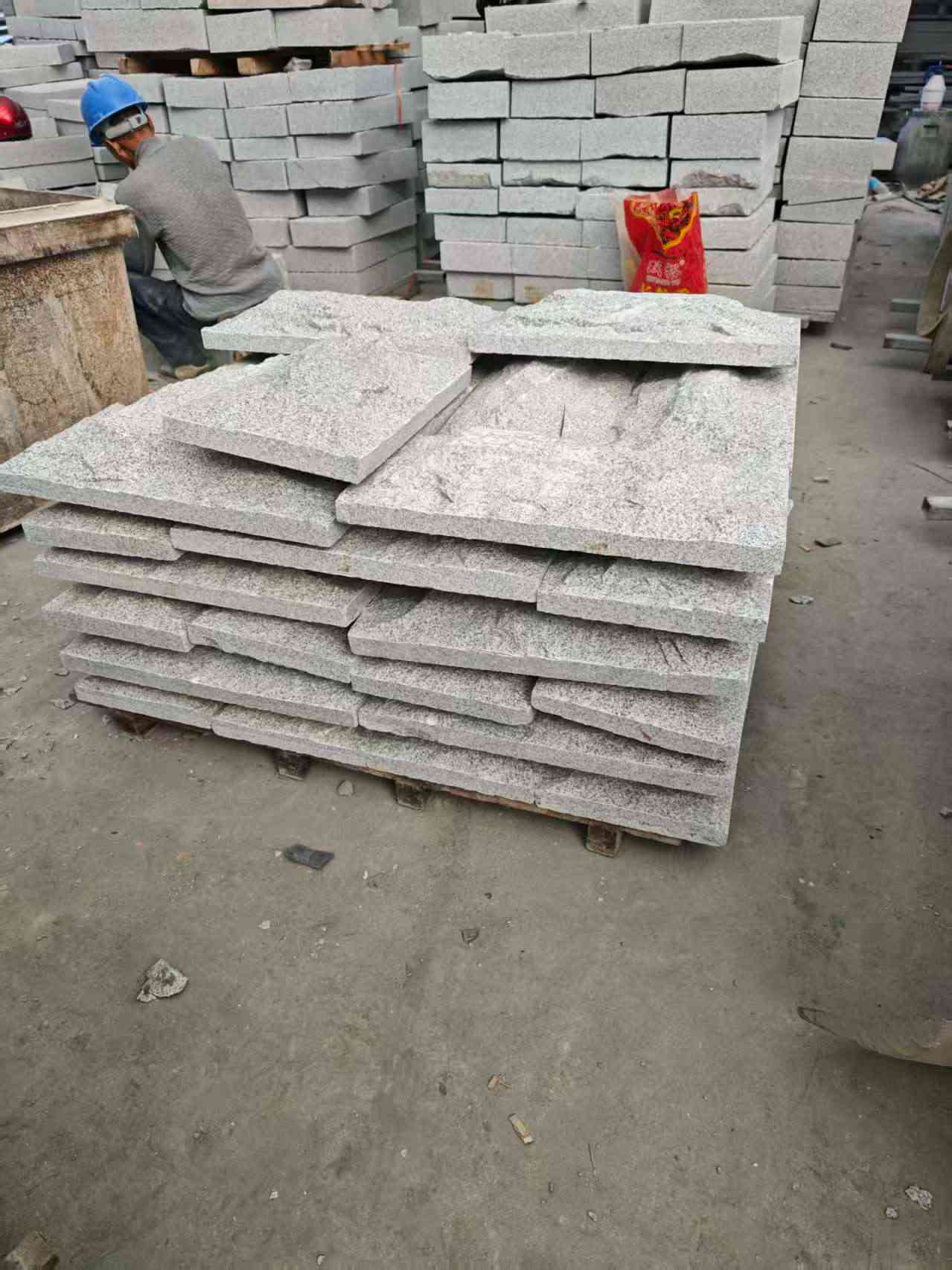 忻州芝麻白蘑菇石，自然面